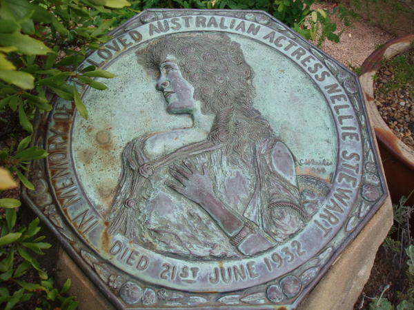 Fig. 9 Nellie Stewart’s Memorial Plaque, Royal Botanical Gardens, Sydney